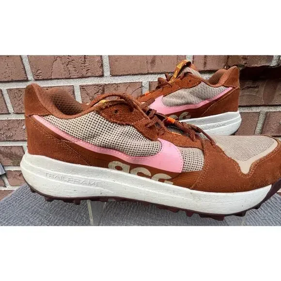Men's Nike ACG Lowcate Dark Russet Trail Athletic Sneaker Size 14